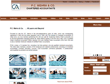 Tablet Screenshot of pcmehraandco.com